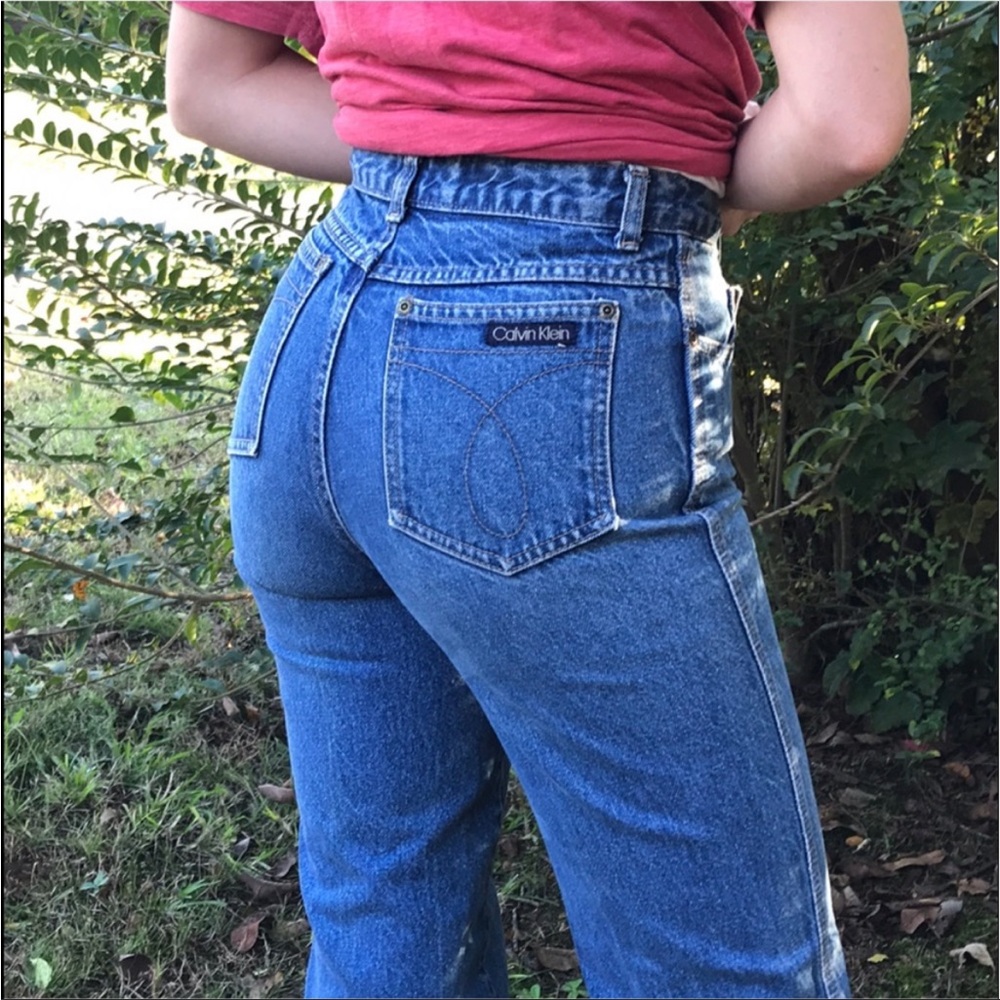 Vintage 80’s Calvin Klein straight leg mom jeans